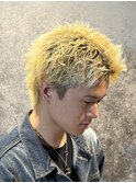 スパイキーショートアップバングショートアクティブショート