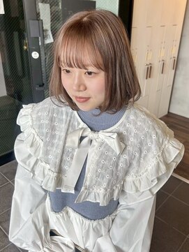 アンベリール 大名(Embellir) ブリーチ 縮毛矯正！