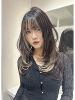 アイトーキョー 名古屋2nd(AI TOKYO)&nbsp;レイヤーカット/インナーカラー/ベージュ/顔周り/[栄/矢場町]