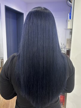 カシェル トウキョウ(Cashel Tokyo) ネイビーカラー / ブリーチ1回