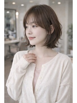 ラクヘアー 住吉店(rak hair) ひし形シルエットが美しいヘア