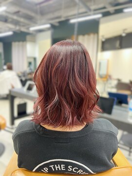 ソピ バイ インビテーション(sopi by invitation) ピンクブラウン/ピンクレッド/ボブ/ブリーチなしカラー/*