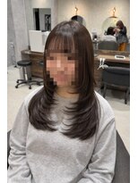 トゥルース 千葉店(TRUTH)&nbsp;レイヤーカット×アッシュブラウン