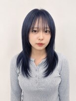 ココ 横浜(coco)&nbsp;★ネイビーブルー×ナチュラルレイヤー