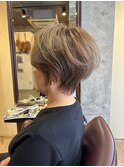 50代ショート♪若見えカット