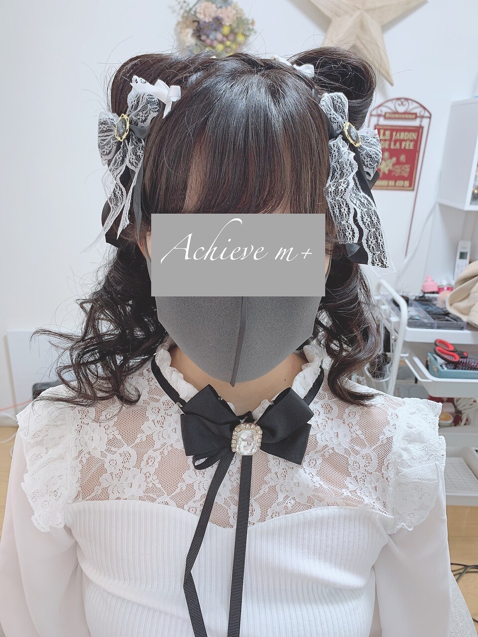 猫耳ヘアセット【大阪梅田茶屋町ヘアセット専門店Achieve m+