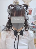 猫耳ヘアセット【大阪梅田茶屋町ヘアセット専門店Achieve m+】