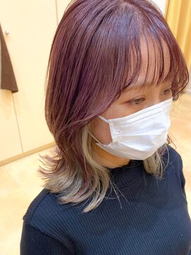 モリオ フロム ロンドン イオンモール 熊本店(morio FROM LONDON) 【morio熊本】ラベンダーピンク×ホワイトベージュ.k