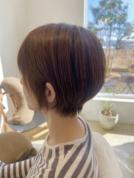 ヘアーデェカラー(hair de KOLOR) 【つくば】大人可愛いショートボブヘア　20代30代40代