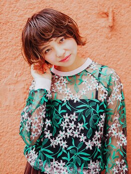 フローラビューティーヘアー(Flora Beauty Hair)の写真/【岡山】《カット＋透明感カラー¥7000》夏に向けて柔らかなカラーで、ワンランク上のスタイルに♪