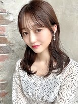 プラチナ(PLATINA) 薄め前髪/ベージュカラー/透け感/韓国前髪/シースルー