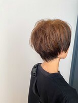 ニコ ヘアー(nico hair)&nbsp;アンブレラカラー×ベリーショート　くせ毛悩み　岡崎nicohair