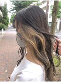 ベージュインナーカラー