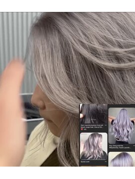 ディーパス(D-PATH) 【White silver／会津若松】ダブルカラー/バレイヤージュ