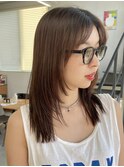 髪質改善ストレートパーマ ロングレイヤー