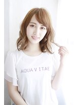 シュシュット(chouchoute)&nbsp;レイヤーカットウェットヘアデザインカラーオリーブベージュ/042