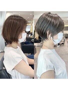 アンド ストーリーズ(&STORIES) ショートボブ髪型40代50代60代前髪あり前髪なし【橋本】