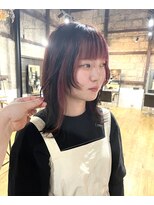 ディレクト(Direct) 《Direct》インナーカラー ×レッド