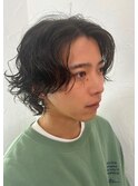 ミディアムパーマスタイル