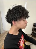 波巻きスパイラルパーマ