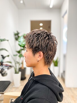 セイドット フクオカ(Say.FUKUOKA) 【メンズ★大名】スパイキーショート×ブリーチ×ダブルカラー