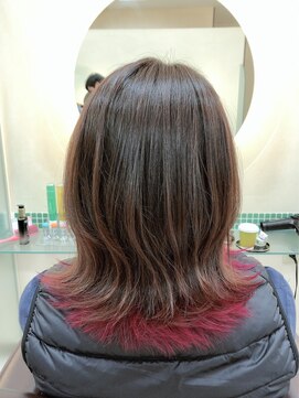 松本平太郎美容室 土浦パートワン(PART1) インナーカラー×30代