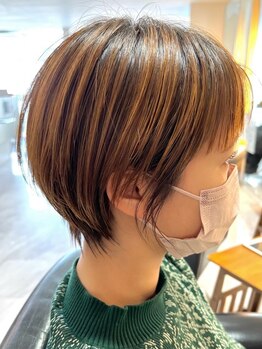 ロッティー(Lotti)の写真/大人女性向けデザインカラーをご提案！巧みなハイライトや明るめカラーなど染め方次第で"隠す"を"活かす"へ