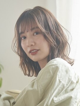 グロウ 恵比寿(grow) ブリーチなし/ベージュ/レイヤー/ミディアム/20代/前髪あり