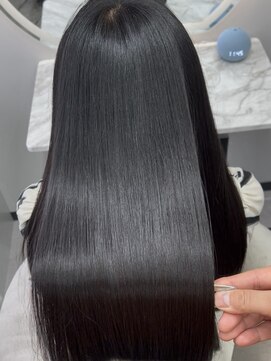 ピリオド 松阪(Period.) ロングヘアーダークグレージュ髪質改善 松阪美容室