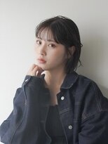 ワン 川崎(ONE)&nbsp;オリーブベージュ/ウェットヘア /レイヤーカット /川崎