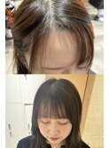 【KANO】クロスパーマ 前髪矯正 お顔周りカット