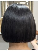切りっぱなしボブ