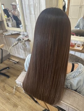 コージー リゾート バイ アンツ 茅ヶ崎駅前店(cozy resort by ANT'S) くびれヘア/アプリコットオレンジ/ハイライトカラー/茅ケ崎