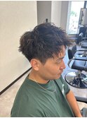 ソフトツイストパーマで作る爽やかアップバング