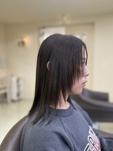 メビウス(Mebius)&nbsp;顔まわりレイヤーと透明感のでるリーフグレージュ