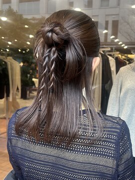 【池崎】結婚式お呼ばれに◎カチモリヘアアレンジ