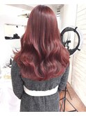色落ちがピンクベージュに、恋するローズマリーラテ☆