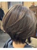 髪 ふじ井 グラデーションレイヤーボブ