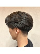パス 学芸大学(PATH) フェザーパーマ×センターパート