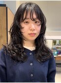 ハッシュヘア　ワンカールレイヤーパーマ