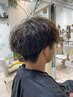 【メンズパーマ支持率No.１担当】カット＋ツイストスパイラルパーマ＋TＲ
