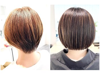 ストフ(stof)の写真/【再現性カット】大人女性に似合うお洒落で抜け感のあるショートスタイルに◎