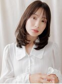 グレージュアッシュバタフライカットハッシュレイヤー30代40代X