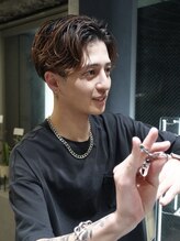 men's salon L-MARK 松山メンズパーマ 下野 岳斗
