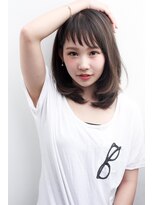 トルネード(TORNADO)&nbsp;アシメトリーベビーバングハイライト