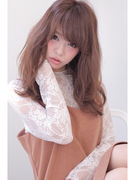 オウル(Owll) 大人やわふわパーマ[mignon]ブラウンアッシュミックス