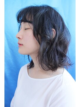 ココ 鷹匠(COCO) ゆるミディ　ストレート/白髪染め/ヘッドスパ/リタッチ