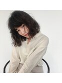 【robin】【代官山】外国人風　ゆるふわ　くせ毛風ボブ