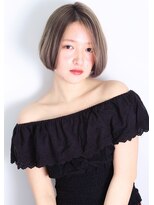 ヘアサロン ガリカ 表参道(hair salon Gallica) ☆グレージュ ＆ ひし形シルエット切りっぱなしボブ ☆