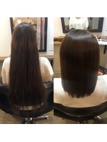 ブギー バイ シェイク 本厚木店(Boogie by shake)&nbsp;【髪質改善ヘアドネーションカット】酸熱ツヤめきミディ